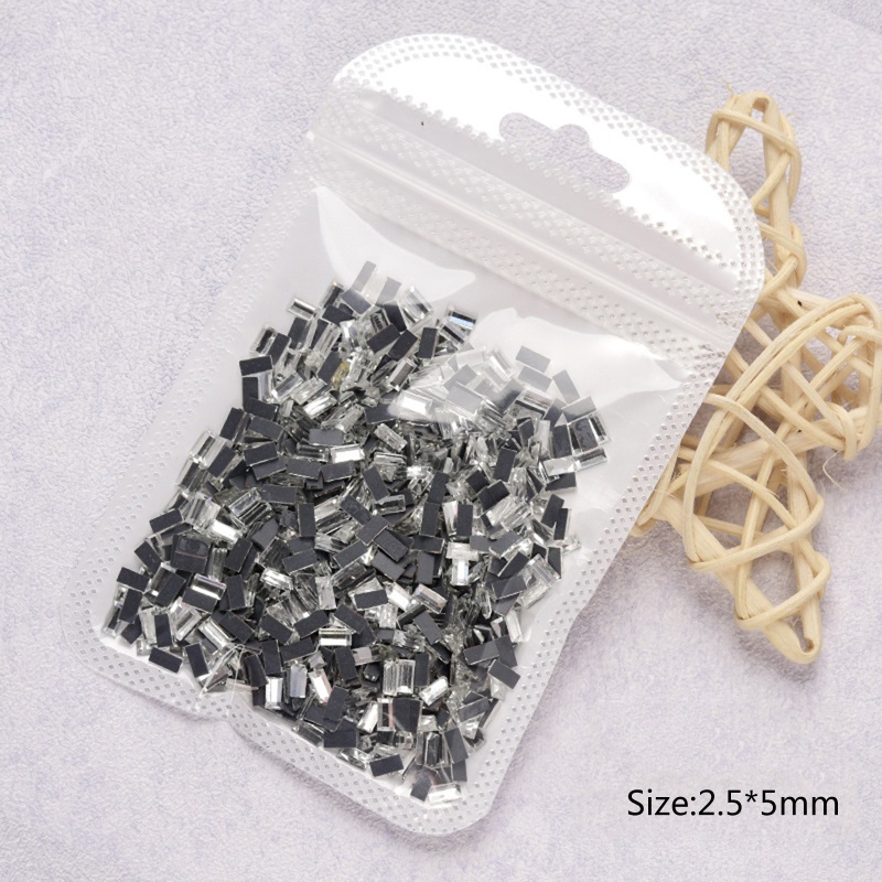 Set Đá Pha Lê Nhiều Kích Cỡ Trang Trí Móng Tay Nghệ Thuật Diy