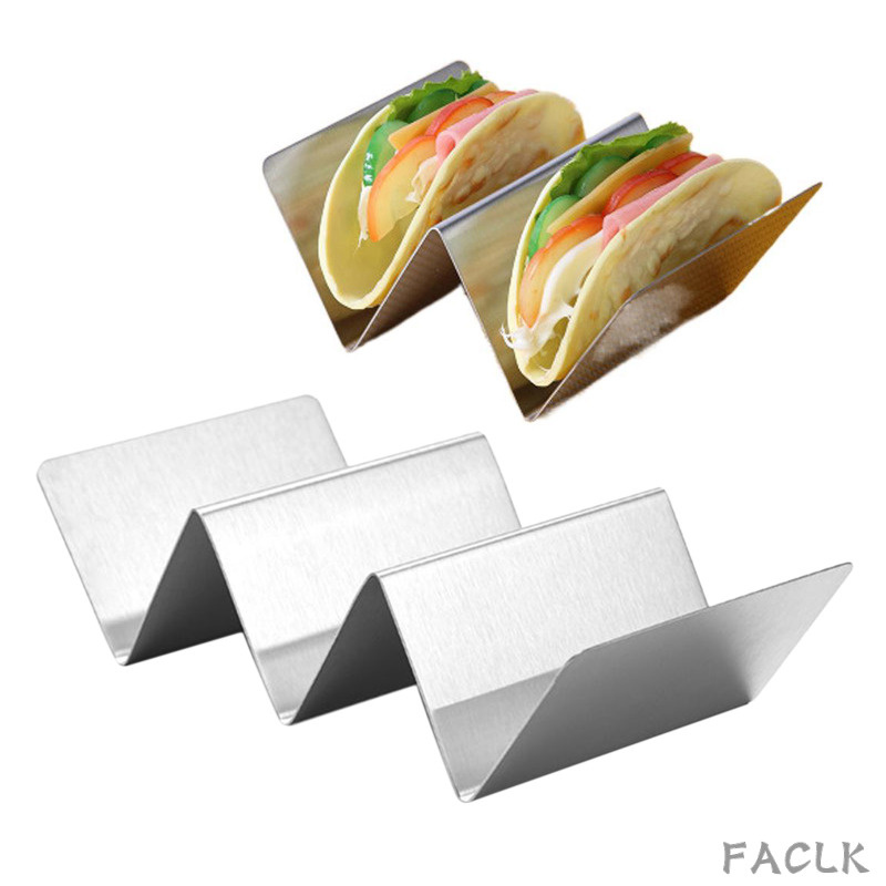 Giá Đỡ Taco Bằng Thép Không Gỉ Cho Lò Nướng Bánh Taco