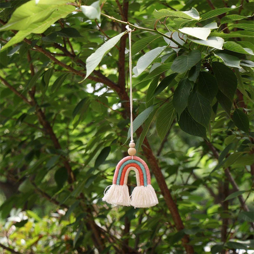 Cầu Vồng Bằng Vải Dệt Treo Tường Trang Trí Nhà Cửa / Xe Hơi