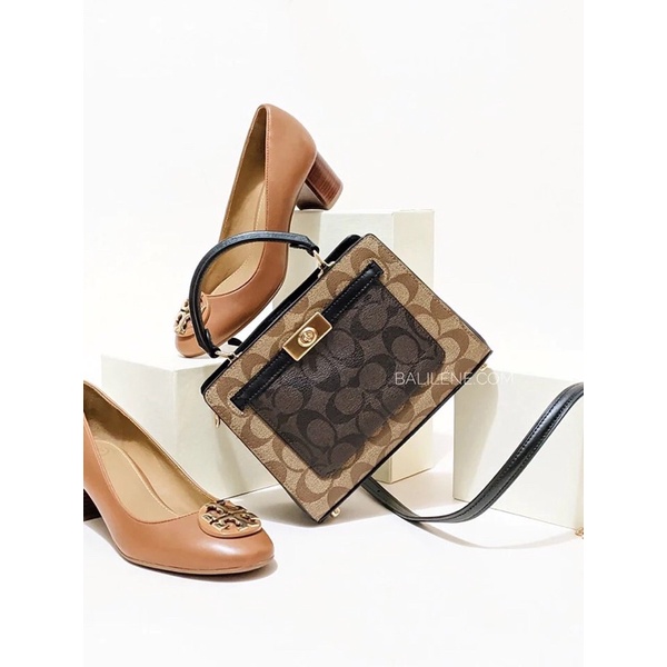 Túi Coach mini Lane Top handle