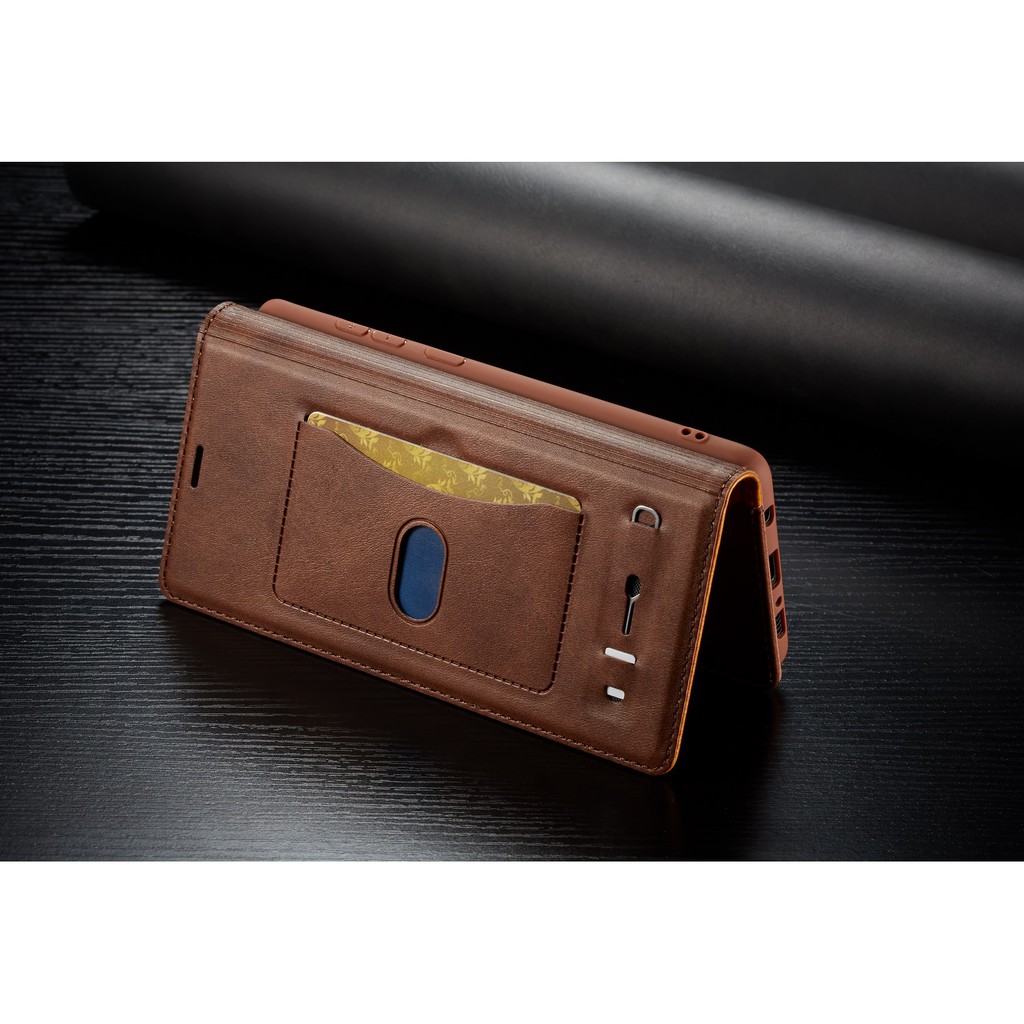 Bao da điện thoại nhiều màu có ngăn đựng thẻ cho Samsung S8 S10 Plus S10e | BigBuy360 - bigbuy360.vn