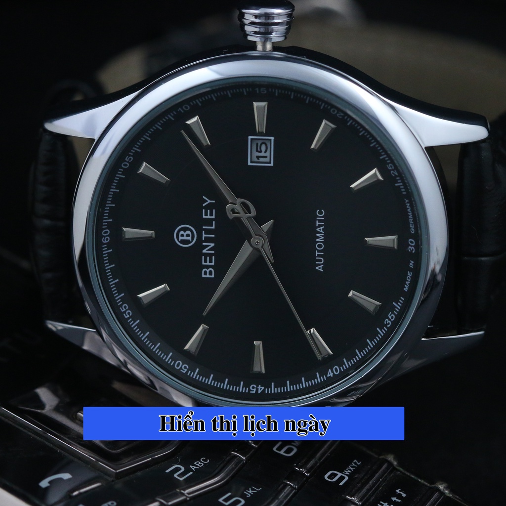 Đồng Hồ - Đồng Hồ Nam Bentley Dây Da Cao Cấp - Mặt Kính Cứng Chống Trầy Xước - Bảo Hành 12 Tháng - Kiểu Dáng Năng Động | BigBuy360 - bigbuy360.vn