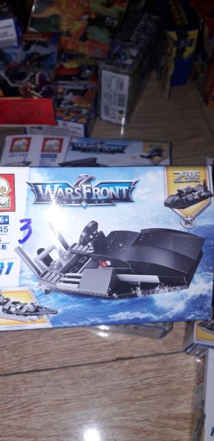 Lắp ráp 1hộp LegoWarsFront 1145 có nhiều chi tiết bằng nhựa rất đẹp