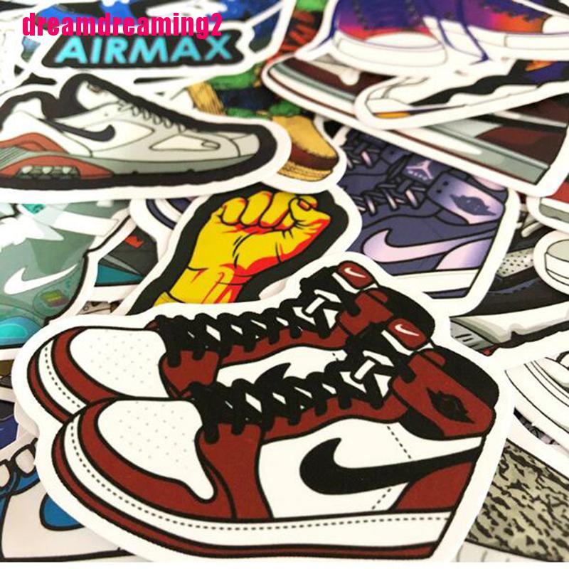 Set 50 Chiếc Giày Thể Thao Jordan Chống Thấm Nước Dùng Để Trang Trí