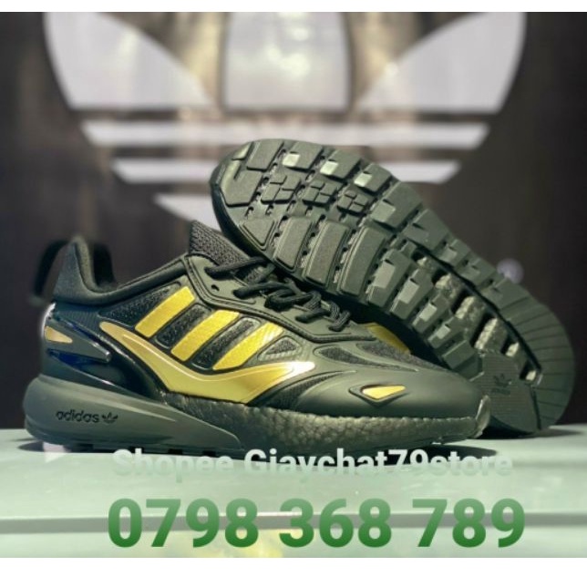 Giày adidas ZX 2K Boost 2.0  FullBlack/God Nam   GIAYCHAT79STORE