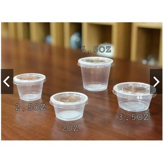 1000 hũ sốt ly đựng nước chấm 60ml, chén chấm 80ml hộp đựng nước sốt gia vị - Plastic cup