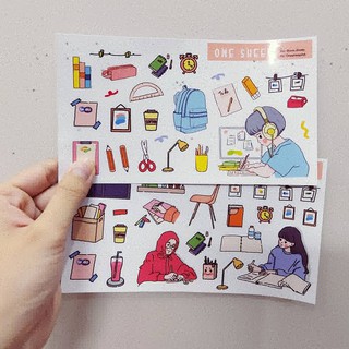 Daily Sticker trang trí sổ