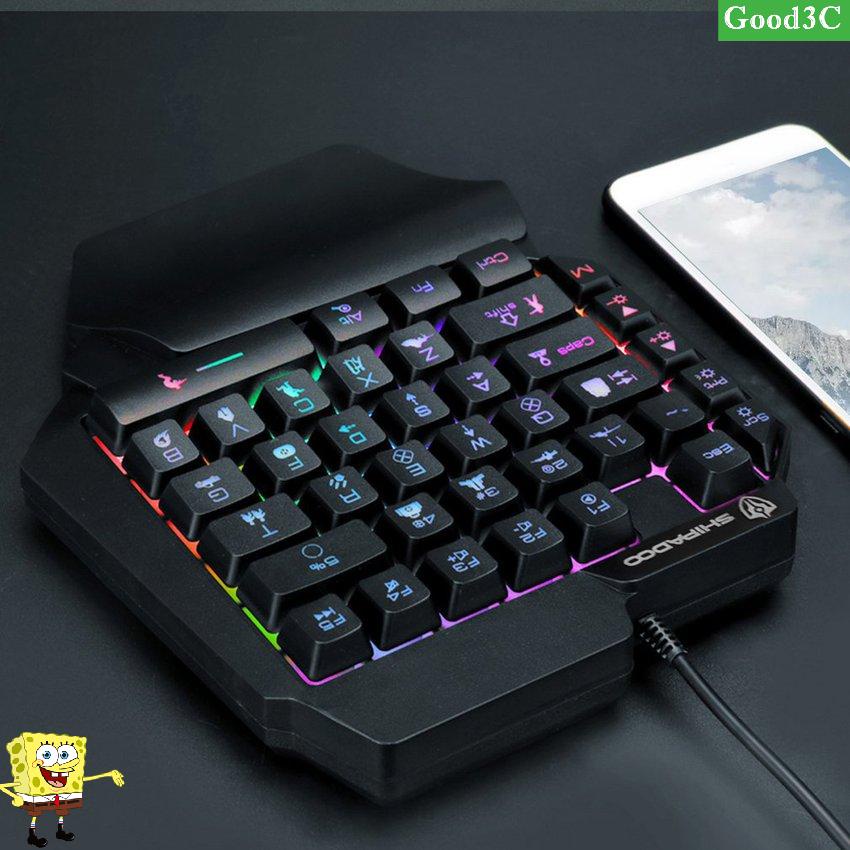 Small Keyboard One-Handed Game Membrane Keyboard Left Hand Keyboards