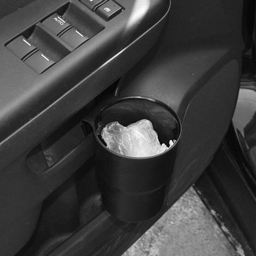 [Mới] Giá Đỡ Bình Đựng Rác Mini Đa Năng Gắn Cửa Thông Gió Xe Hơi Bằng Nhựa Có Thể Tháo Rời