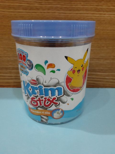 KẸO MỀM KRIM STIX I 5 VỊ (PHÔ MAI, SỮA, SỮA DỨA, HƯƠNG DÂU, SOCOLA) I HŨ 100 QUE