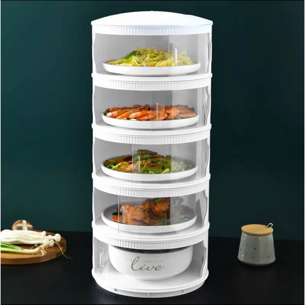 LỒNG bàn tâng giữ Nhiệt Hộp Đựng Thực Phẩm 5 tầng