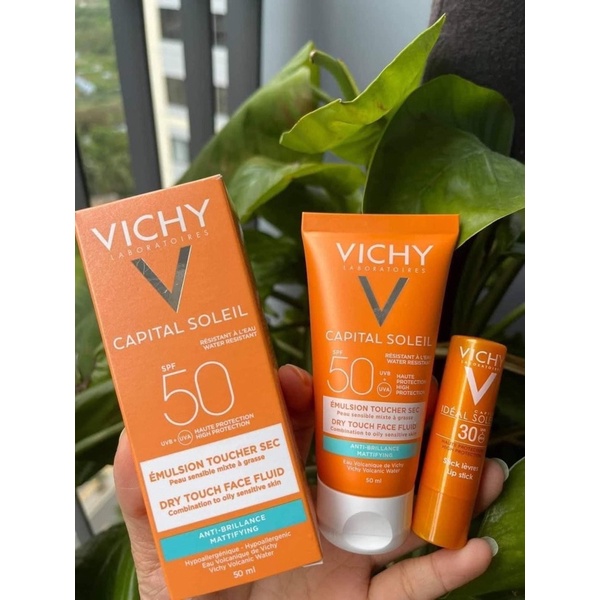 Kem chống nắng Vichy ideal soleil 50+ tặng son