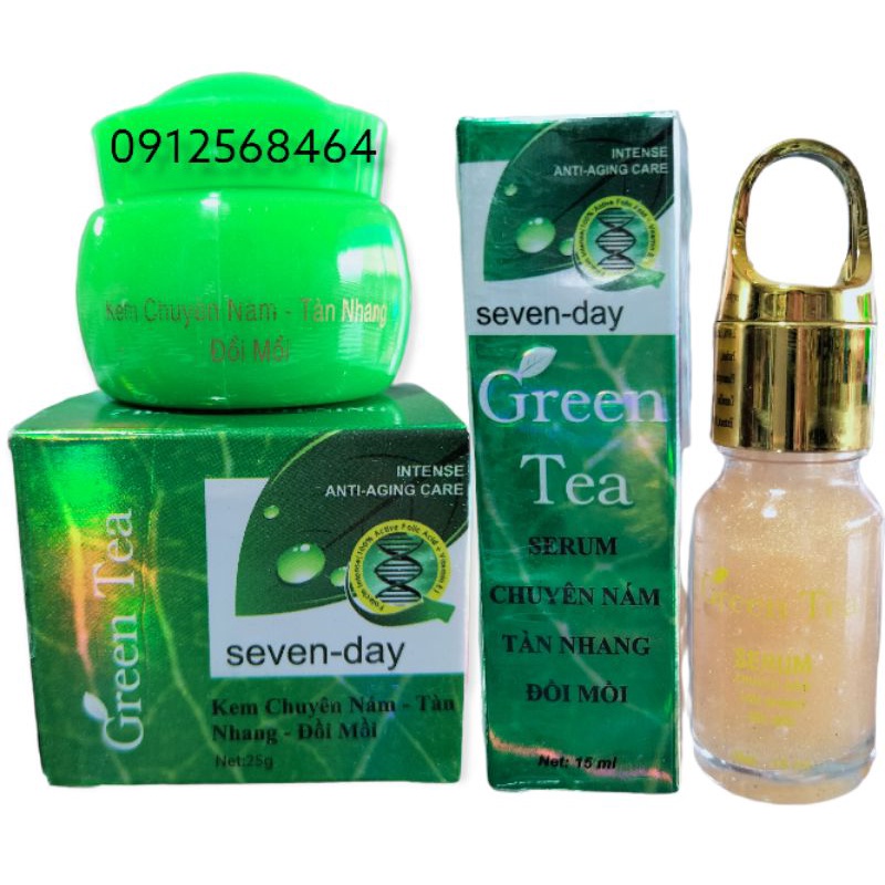 Kem Trà Xanh Green Tea Ngăn Ngừa Nám Tàn Nhang Đồi Mồi