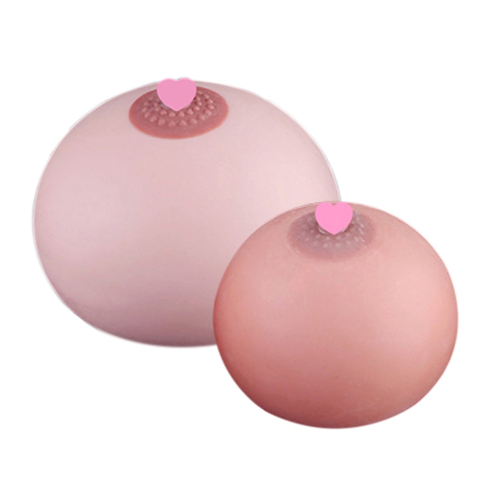 Đồ Chơi Nắn Bóp Đàn Hồi Giảm Stress Hình Ngực Boob 9.5cm
