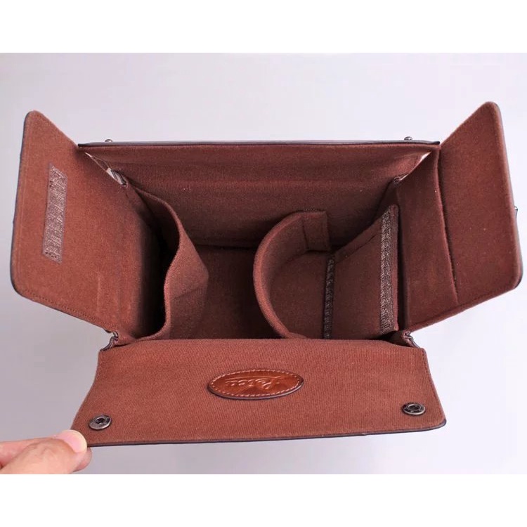 Túi Da PU Màu Đen/Bạc Sang Trọng Cho Máy Ảnh Leica T/M/S V-LUX4 Leica X-Vario Leica D-LUX 6 X2