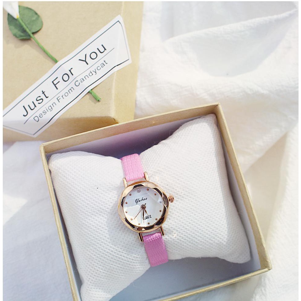 [CỰC ĐẸP] ĐỒNG HỒ NỮ DÂY DA YUHAO V3 HOT GIRL DÂY NHUYỄN NHỎ XINH | BigBuy360 - bigbuy360.vn