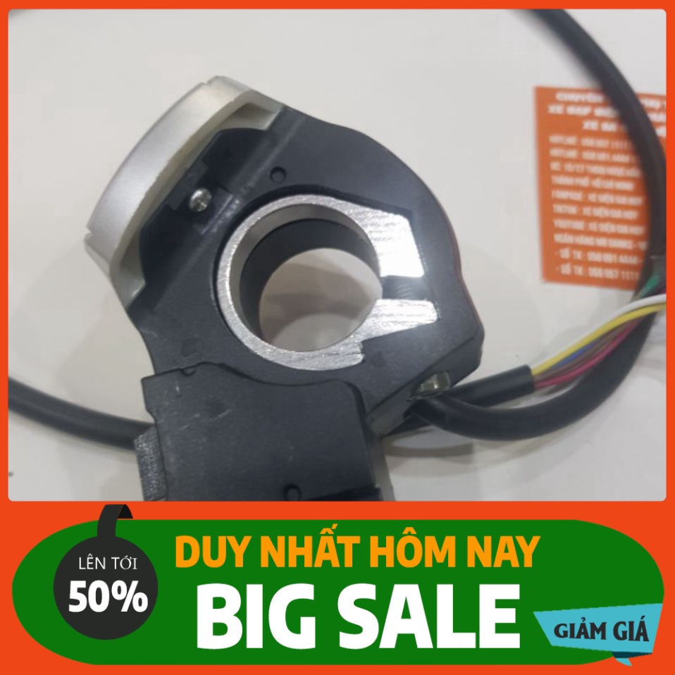 CÙM CÔNG TẮC 133 3 NÚT ĐÈN CÒI XINHAN XE MÁY ĐIỆN XE ĐẠP ĐIỆN GIA HUY
