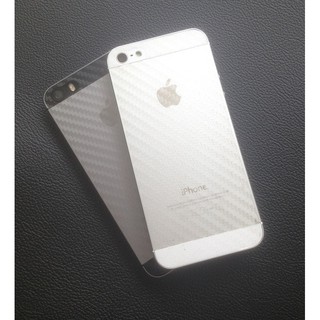 Miếng Dán Carbon Iphone 5 (4 Màu Đỏ,Vàng,Đen,Trắng ) Cao Cấp