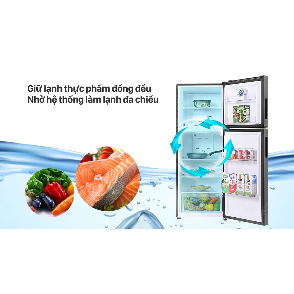 Tủ lạnh Aqua Inverter 212 lít AQR-T239FA(HB), Bảo hành chính hãng 24 tháng.