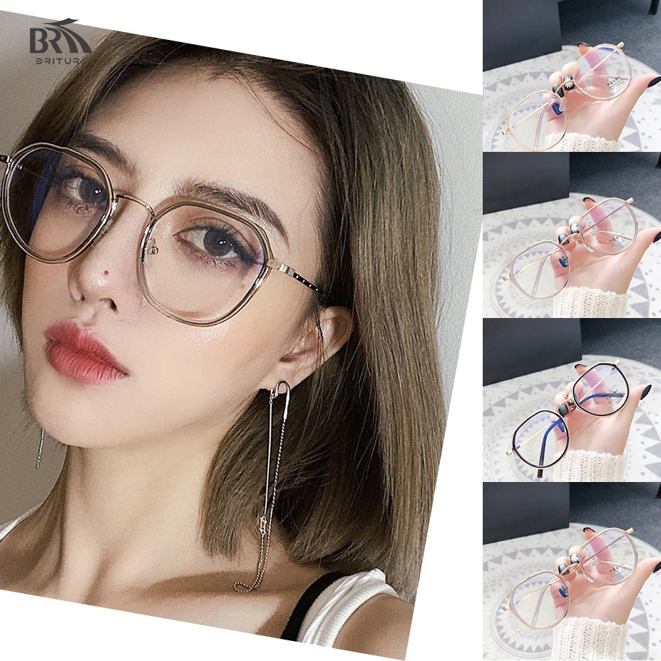 Mắt Kính Gọng Đa Giác Chống Ánh Sáng Xanh Bảo Vệ Mắt Thời Trang | BigBuy360 - bigbuy360.vn