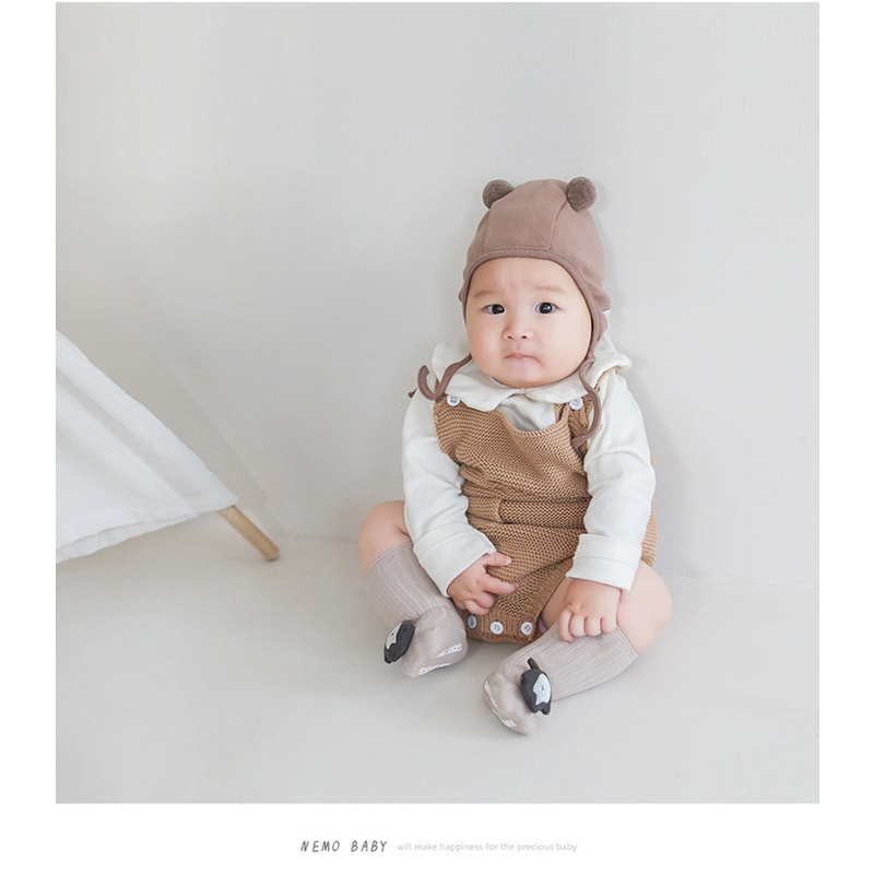 Vớ Cotton Chống Trượt In Họa Tiết Hoạt Hình Dễ Thương Thời Trang 2022 Cho Bé Sơ Sinh Từ 0-3 Tuổi