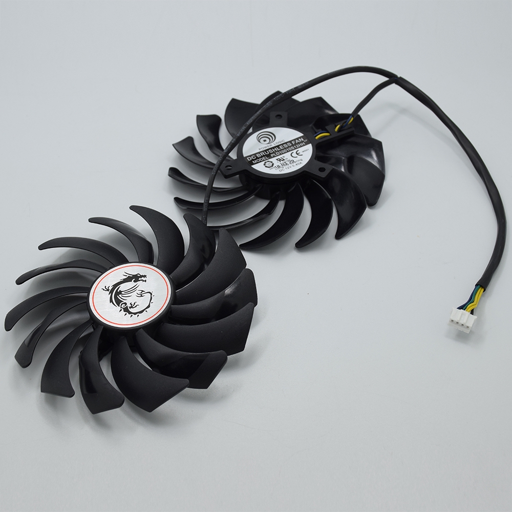 Set 2 Quạt Tản Nhiệt Cho Msi Gtx 1060 1070 1080 Ti Rx 470 570 | BigBuy360 - bigbuy360.vn