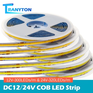 Cuộn Dây Đèn LED 5M / Cuộn 12V 24V 300led / m Độ Sáng Cao 3000K 4000K 6000K COB