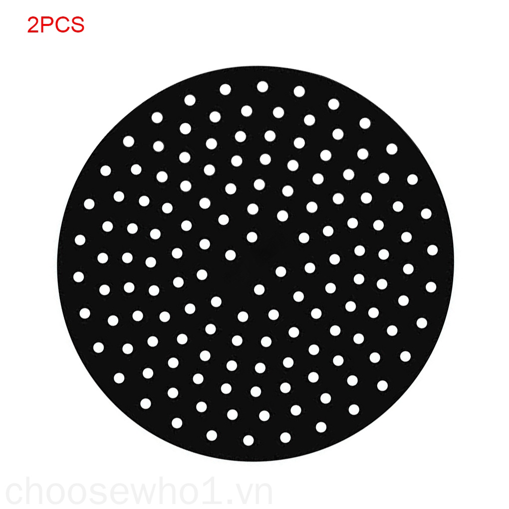 2 Miếng lót silicon tròn chống dính cho nồi chiên không dầu