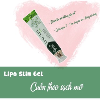Gel tan mỡ bụng Lipo Slim