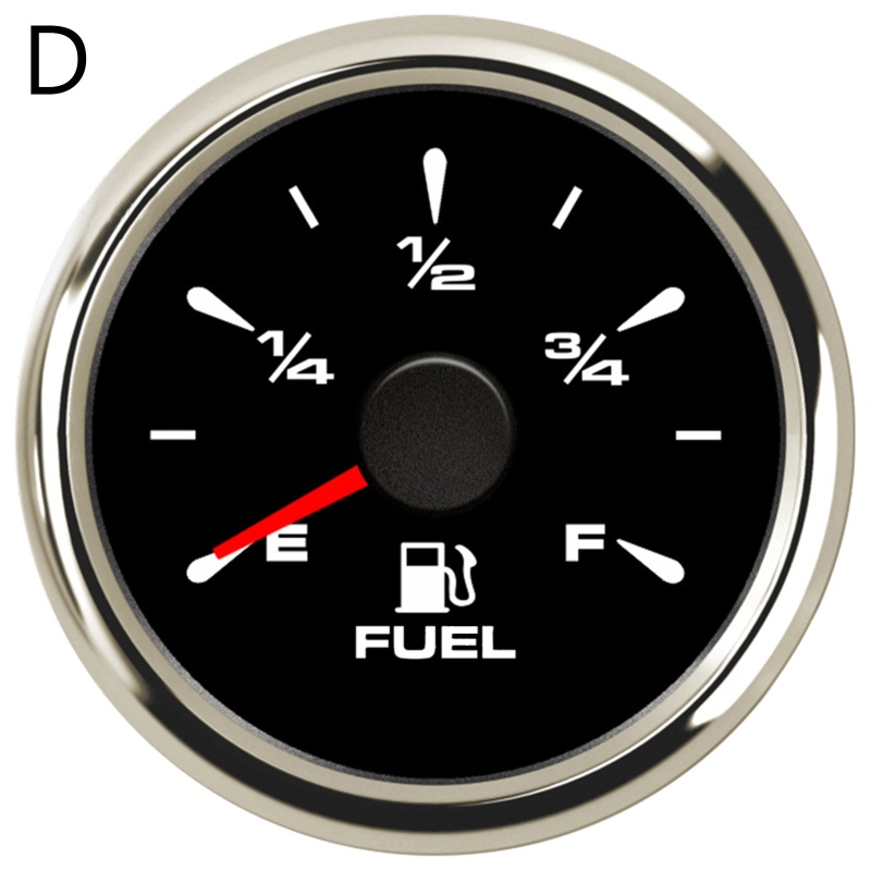 Đồng Hồ Đo Mức Nhiên Liệu EDB 5.2cm Cho Xe Hơi Tàu Thuyền