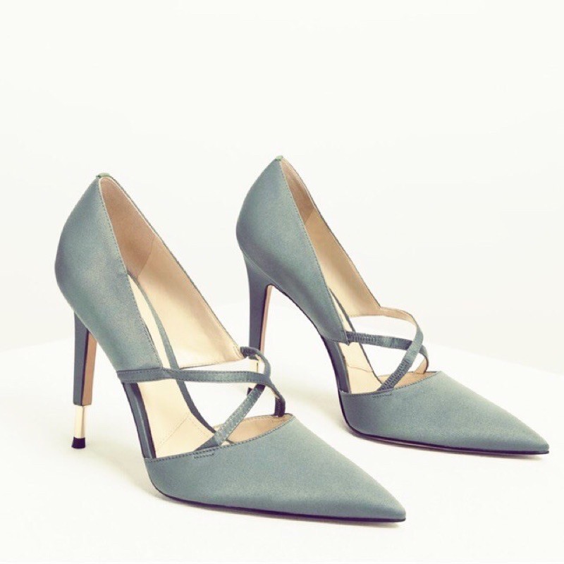 Giày màu xanh ngọc#sagegreen #charles&keith