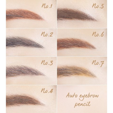 [Auth Hàn - Mẫu Mới] Chì Kẻ Mày 2 Đầu Innisfree Auto Eyebrow Pencil Màu Nâu