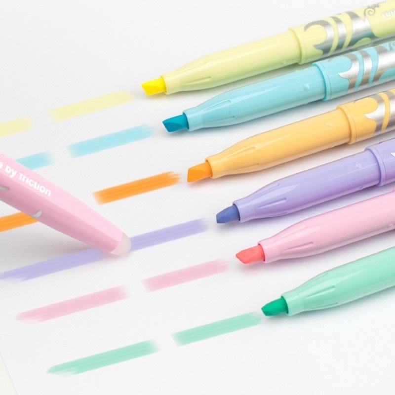 Bút highligh xoá được tông màu pastel Frixion Pilot chính hãng