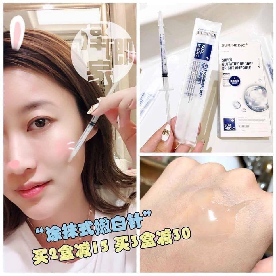 [CHÍNH HÃNG] Tinh Chất Truyền Trắng Sur.Medic + Super Glutathione 100 Bright Ampoule 1g | BigBuy360 - bigbuy360.vn