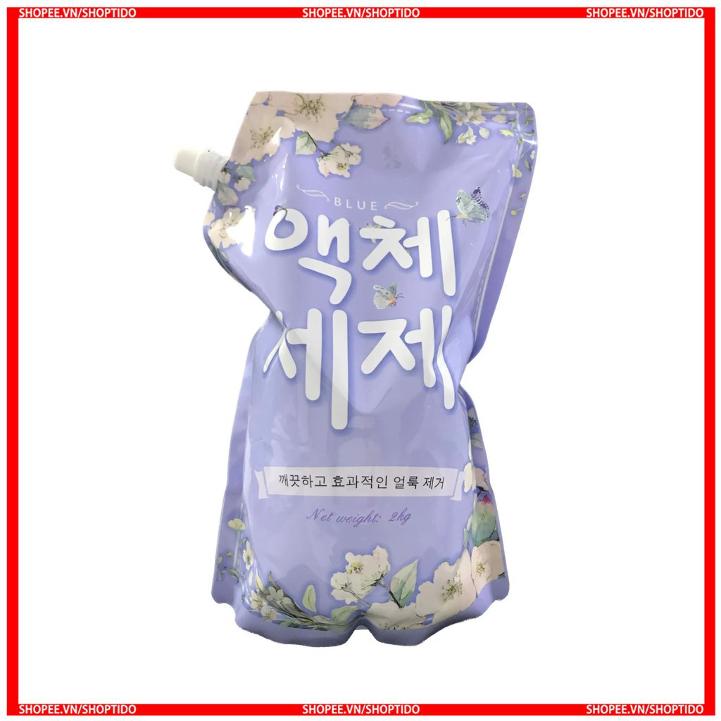 Sản Phẩm Túi Nước Giặt Blue Korea- Hương Thảo Mộc - Chính hãng (2.0kg/Túi)