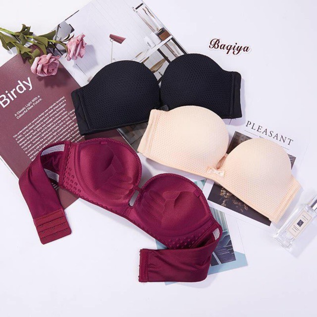 Áo lót nữ, áo ngực quây chống tụt không dây cao cấp nâng ngực mã K18 đệm bàn tay không gọng | BigBuy360 - bigbuy360.vn