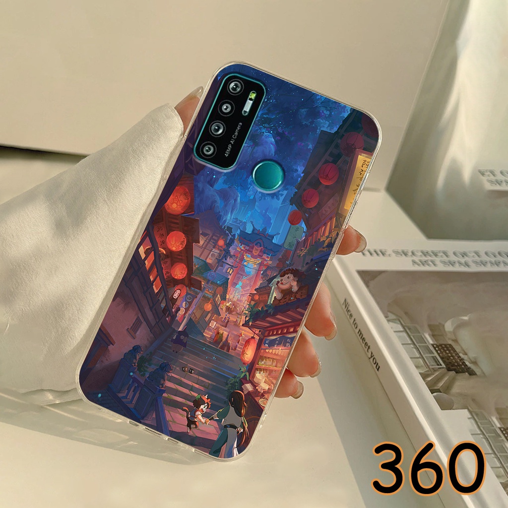 Ốp Lưng Vsmart Live 4 - Vsmart Live in hình Phong cảnh ban đêm - Chất liệu Silicon cao cấp bảo vệ máy