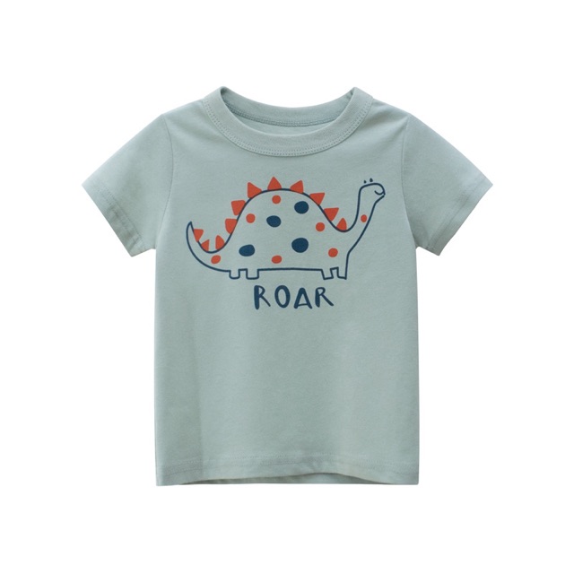 Áo bé trai 27KIDS áo thun cho bé in hình vui nhộn chất cotton hàng xuất Âu Mỹ