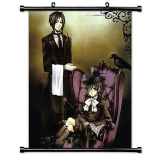Poster vải anime Hắc quản gia 30x45 tranh vải