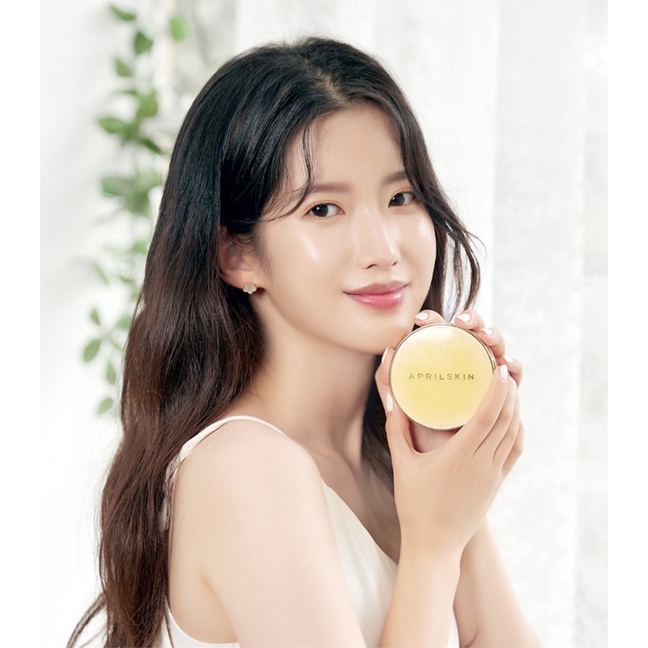 Phấn nước APRIL SKIN REAL AMPOULE GLOW Cushion SPF50+PA++++ 13g | BigBuy360 - bigbuy360.vn