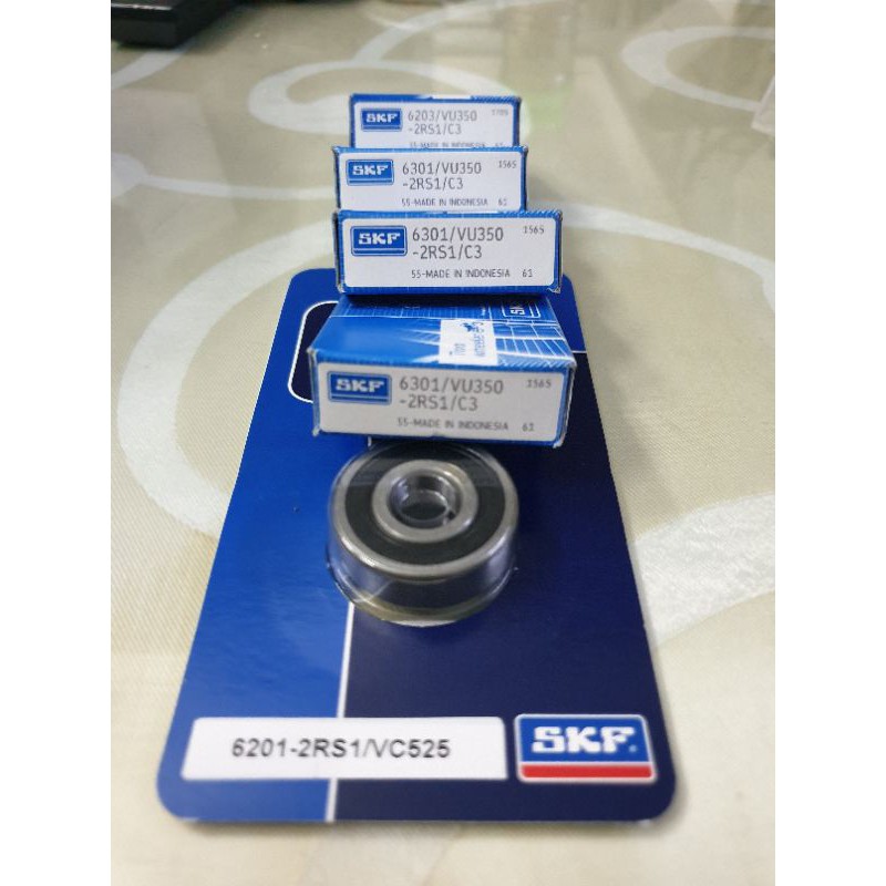Bộ 5 bạc đạn SKF bánh trước- sau Suzuki Raider FI/ Xăng cơ
