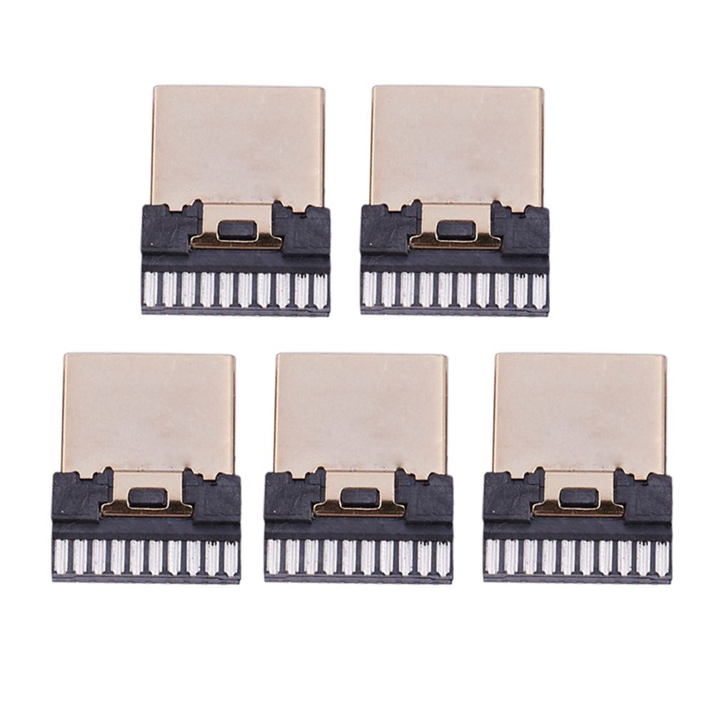 Set 5 đầu nối hàn 19 Pin PCB thay thế T8 loại A HDMI