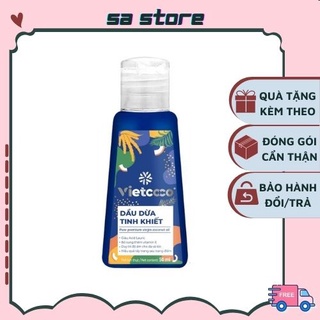 Dầu dừa tinh khiết Vietcoco 50ml chăm sóc bổ sung vitamin E
