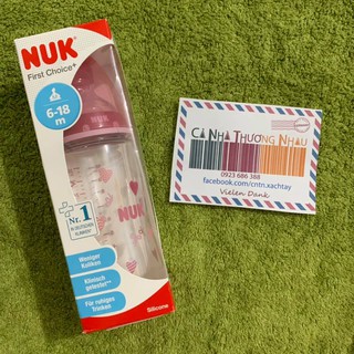 BÌNH SỮA NUK CỔ RỘNG NỘI ĐỊA ĐỨC 300ML