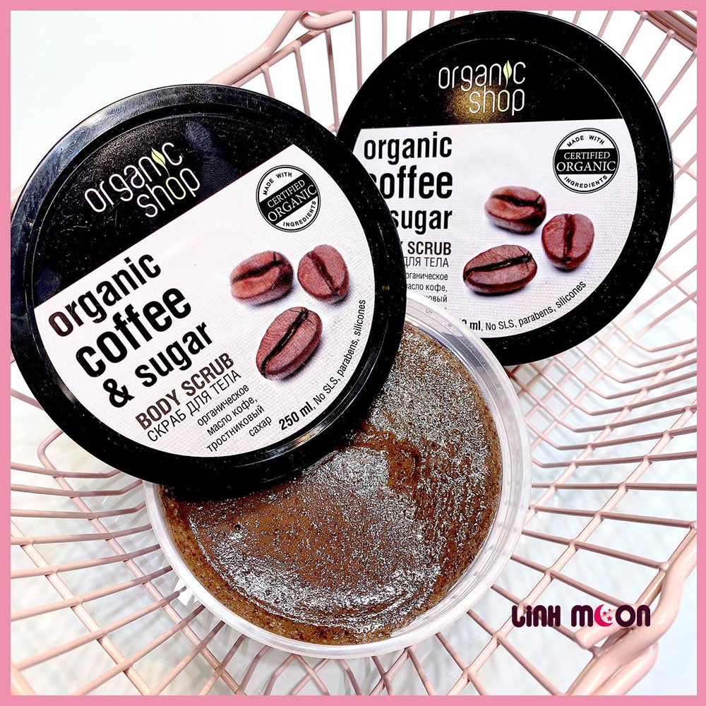 [Mã SKAMPUSH9 giảm 10% đơn 200K] Tẩy Tế Bào Chết Toàn Thân Organic Coffee & Sugar Body Scrub