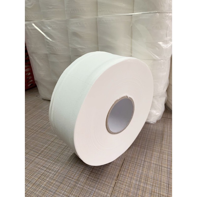 Giấy lụa vệ sinh cuộn lớn có lõi 2 lớp siêu dai, thân thiên môi trường giá rẻ 650g