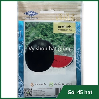 Hạt giống dưa hấu vỏ đen Thái Lan gói 45 hạt