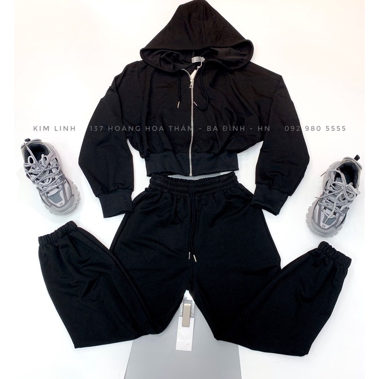 Set Nỉ Trơn Khóa Kéo - Kim Linh Shop