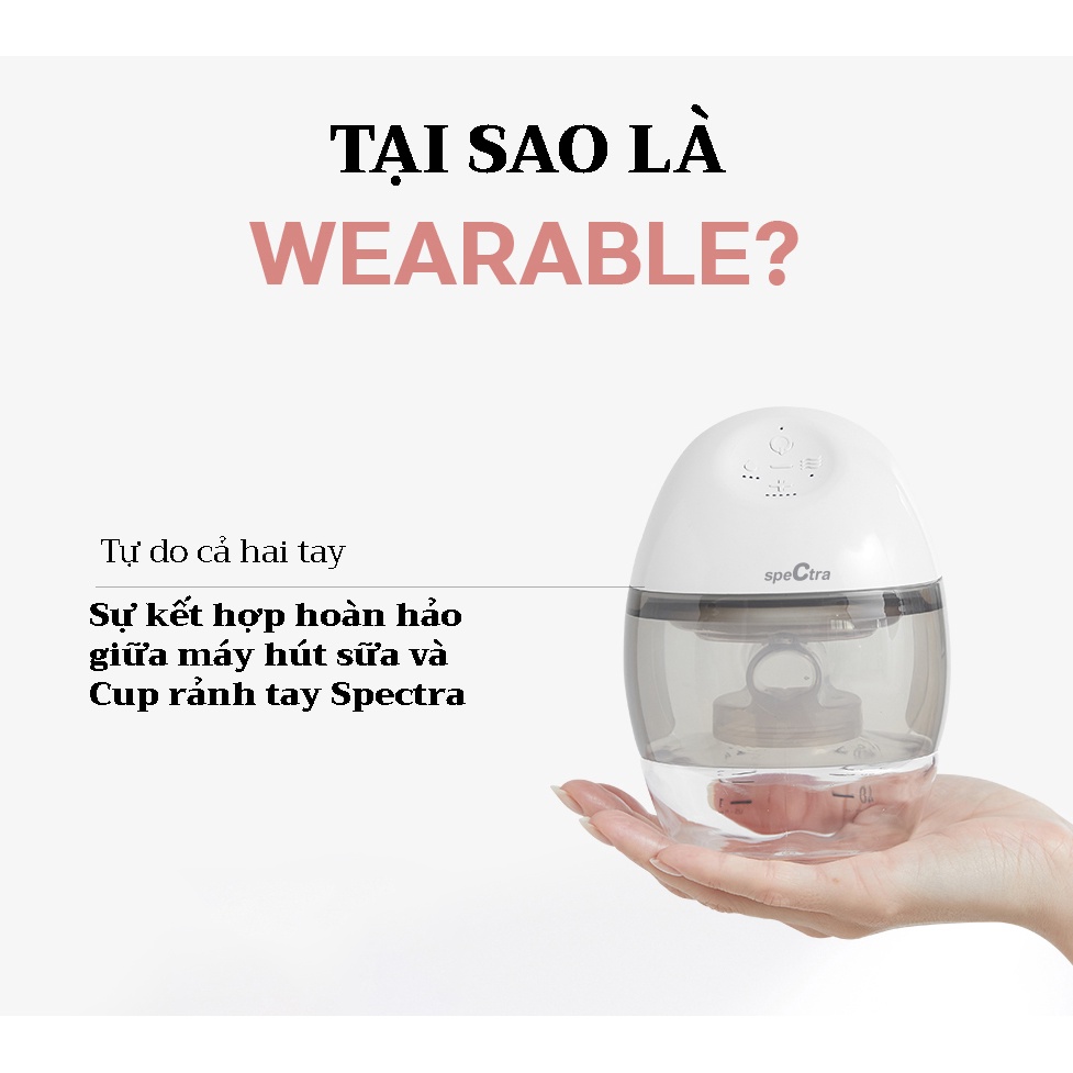 MÁY HÚT SỮA KHÔNG DÂY SPECTRA WEARABLE