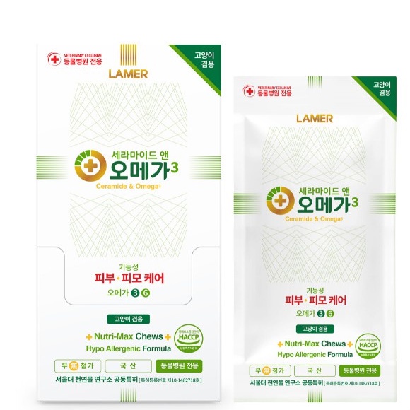 THỨC ĂN VẶT CHO CHÓ MÈO LAMER CERAMIDE &amp; OMEGA 3 - 300g
